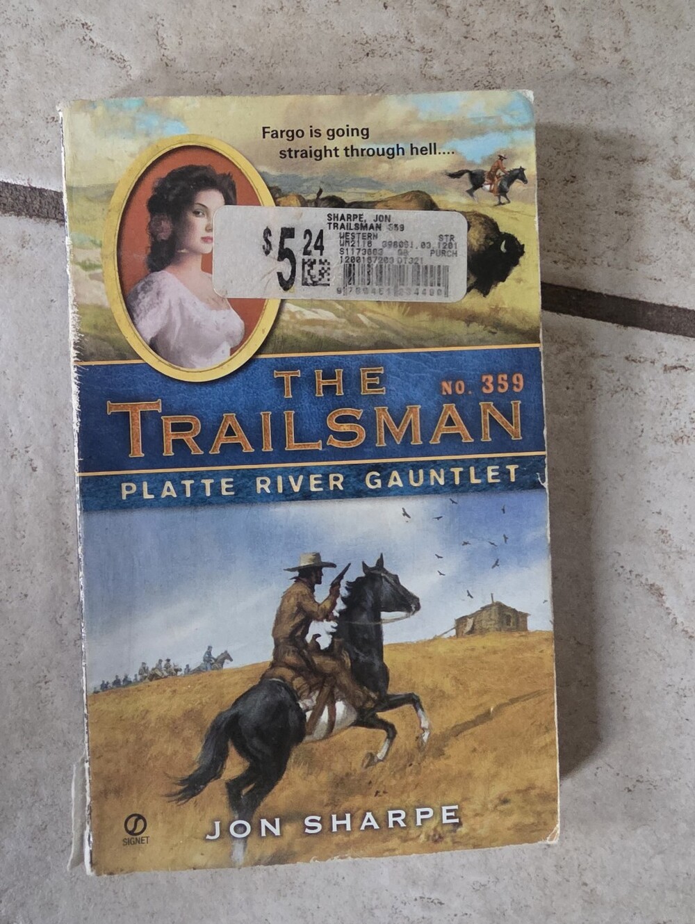 The Trailsman #359: Platte River Gauntlet by Sharpe, Jon